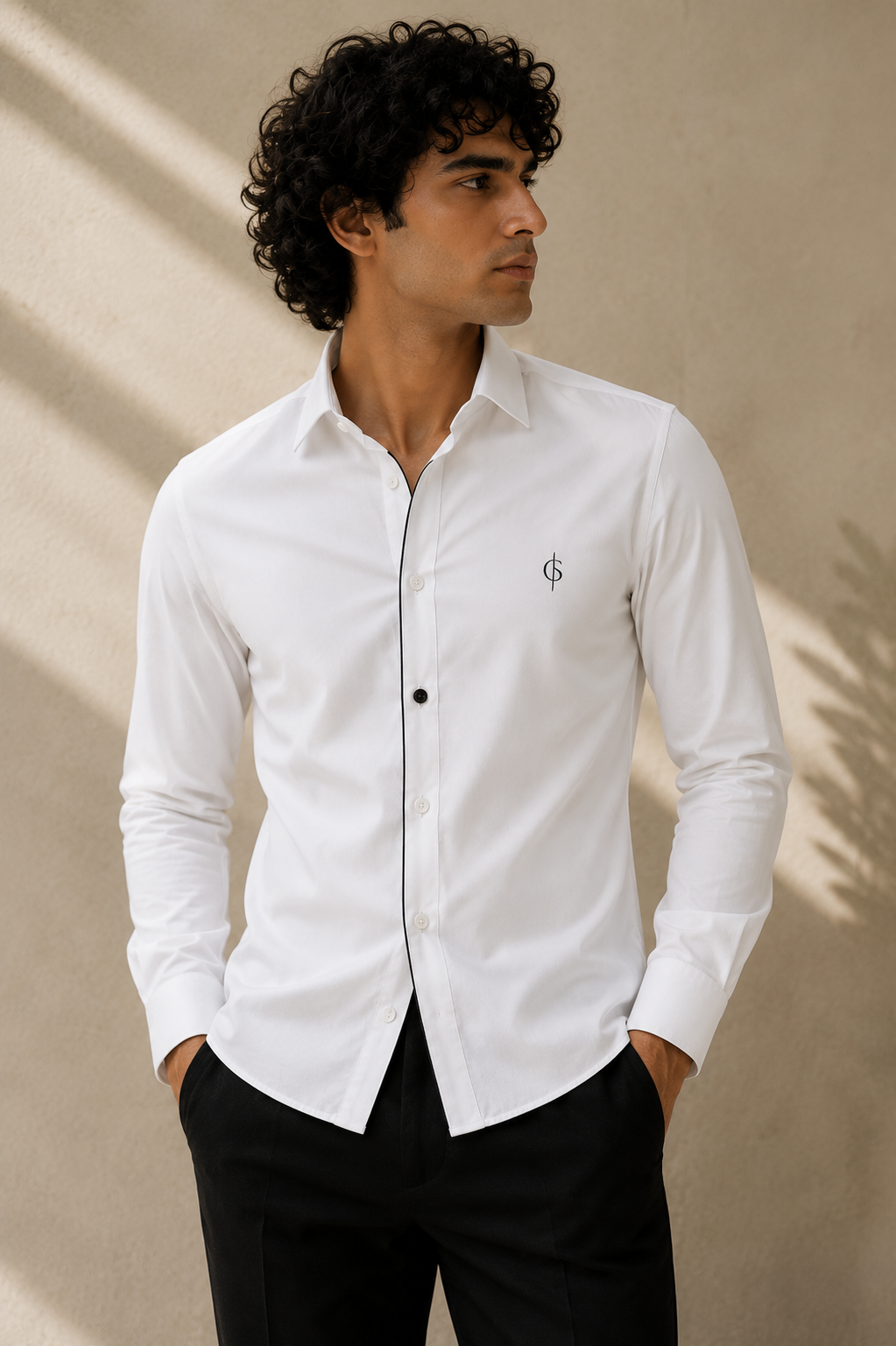 The First Light Shirt – Premium White Cotton Shirt | 9 AM Collection