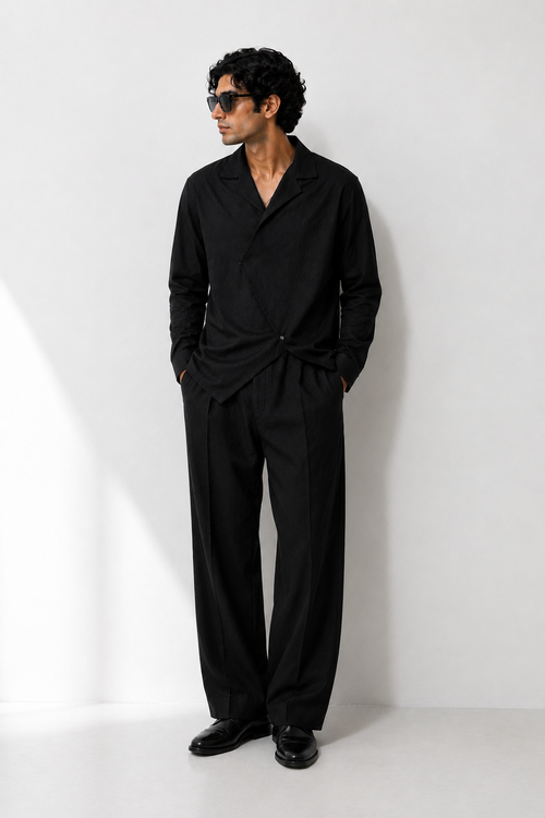 The Fold Co-ord Set – Black
